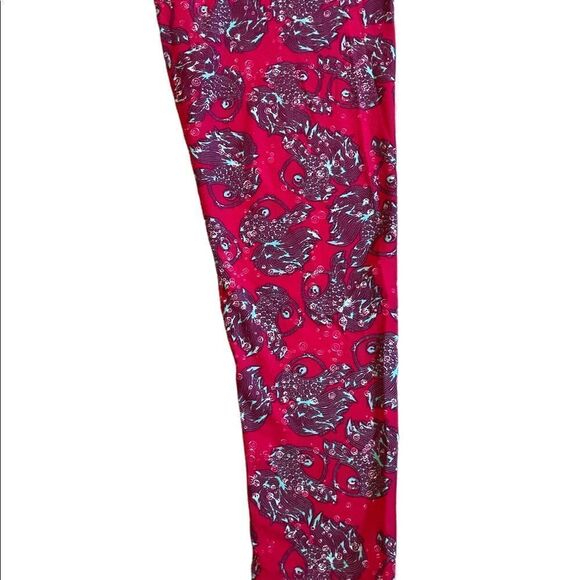 Lularoe fish leggings size tall and curvy - Picture 3 of 7